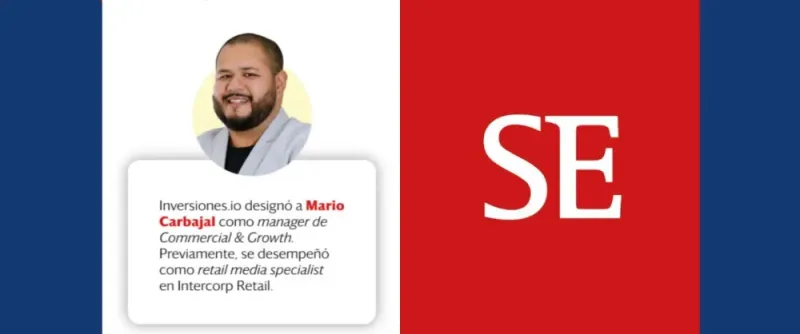 Mario Carbajal asume como Comercial y Growth Manager de Inversiones.io